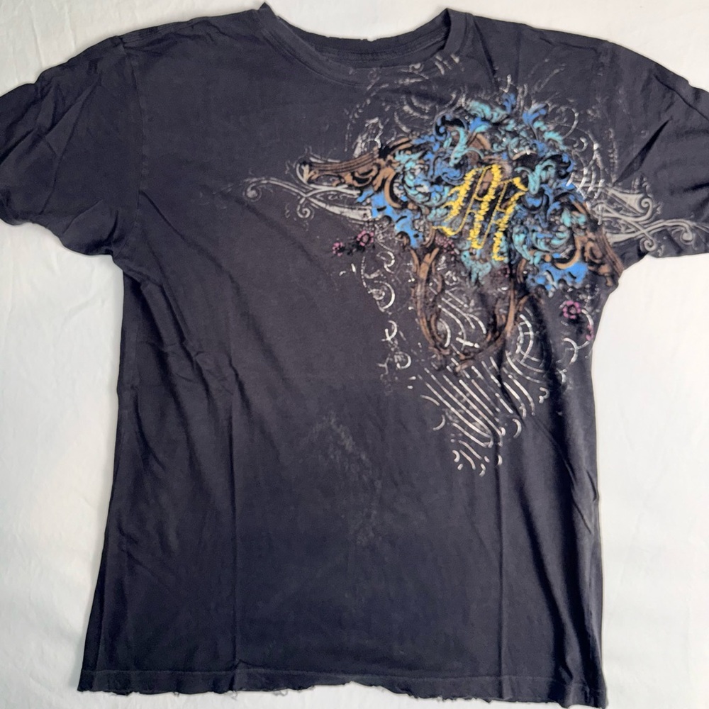 Men’s Monarchy “Hustle” Embroidered Premium LA Streetwear – Rare – Size Large
